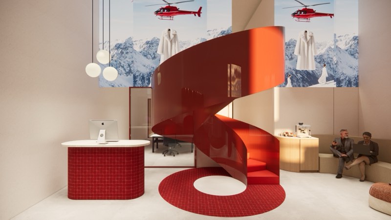 Frameworks — contemporary workplace interior